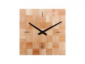 Часы настенные SLT 5197 CHESS WOOD в Дудинке - dudinka.mebel-nsk.ru | фото