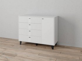 Комод «Катрин-13» (белый/белый снег) в Дудинке - dudinka.mebel-nsk.ru | фото