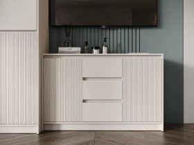 Комод КМ-003 Мирен (кашемир/матовая моно керамика) в Дудинке - dudinka.mebel-nsk.ru | фото
