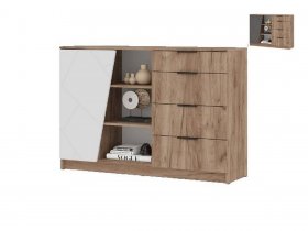 Комод КМ-01 Орегон в Дудинке - dudinka.mebel-nsk.ru | фото