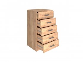 Комод Км004.1 Ирина (дуб крафт золотой) в Дудинке - dudinka.mebel-nsk.ru | фото