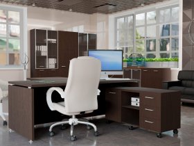 Комплект офисной мебели Президент-ПРО в Дудинке - dudinka.mebel-nsk.ru | фото