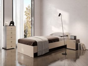 Кровать односпальная 0,9м Гиза в Дудинке - dudinka.mebel-nsk.ru | фото