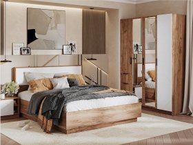 Модульная спальня Орегон в Дудинке - dudinka.mebel-nsk.ru | фото