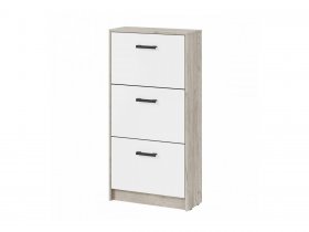 Обувница ОБ-2 Вега (дуб крафт серый/белый) в Дудинке - dudinka.mebel-nsk.ru | фото