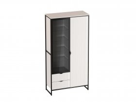 Шкаф 2 дв 2 ящ Нора (персидский жемчуг) (гостиная) в Дудинке - dudinka.mebel-nsk.ru | фото