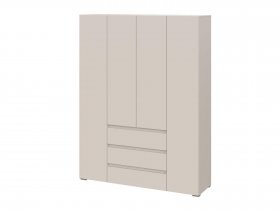 Шкаф четырехстворчатый с ящиками Люмо ШК-05 в Дудинке - dudinka.mebel-nsk.ru | фото