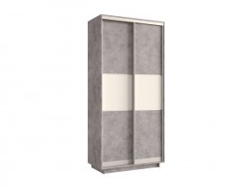 Шкаф-купе двухдверный Экспресс-мини (полки) в Дудинке - dudinka.mebel-nsk.ru | фото