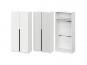 Шкаф ШК-100 Эккервуд (белый) в Дудинке - dudinka.mebel-nsk.ru | фото