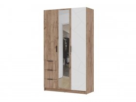 Шкаф трехстворчатый 1200 ШК-03 Орегон в Дудинке - dudinka.mebel-nsk.ru | фото