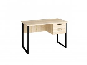 Стол компьютерный Ст152 (дуб сонома/черный муар) в Дудинке - dudinka.mebel-nsk.ru | фото