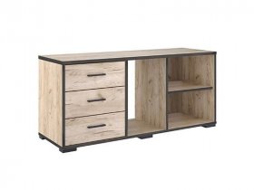 Тумба 1200 Тм075.0 Гермес лофт (дуб крафт серый) в Дудинке - dudinka.mebel-nsk.ru | фото