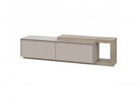 Тумба под ТВ 22 J-КШ Этна (дуб эндгрей/кашемир) в Дудинке - dudinka.mebel-nsk.ru | фото